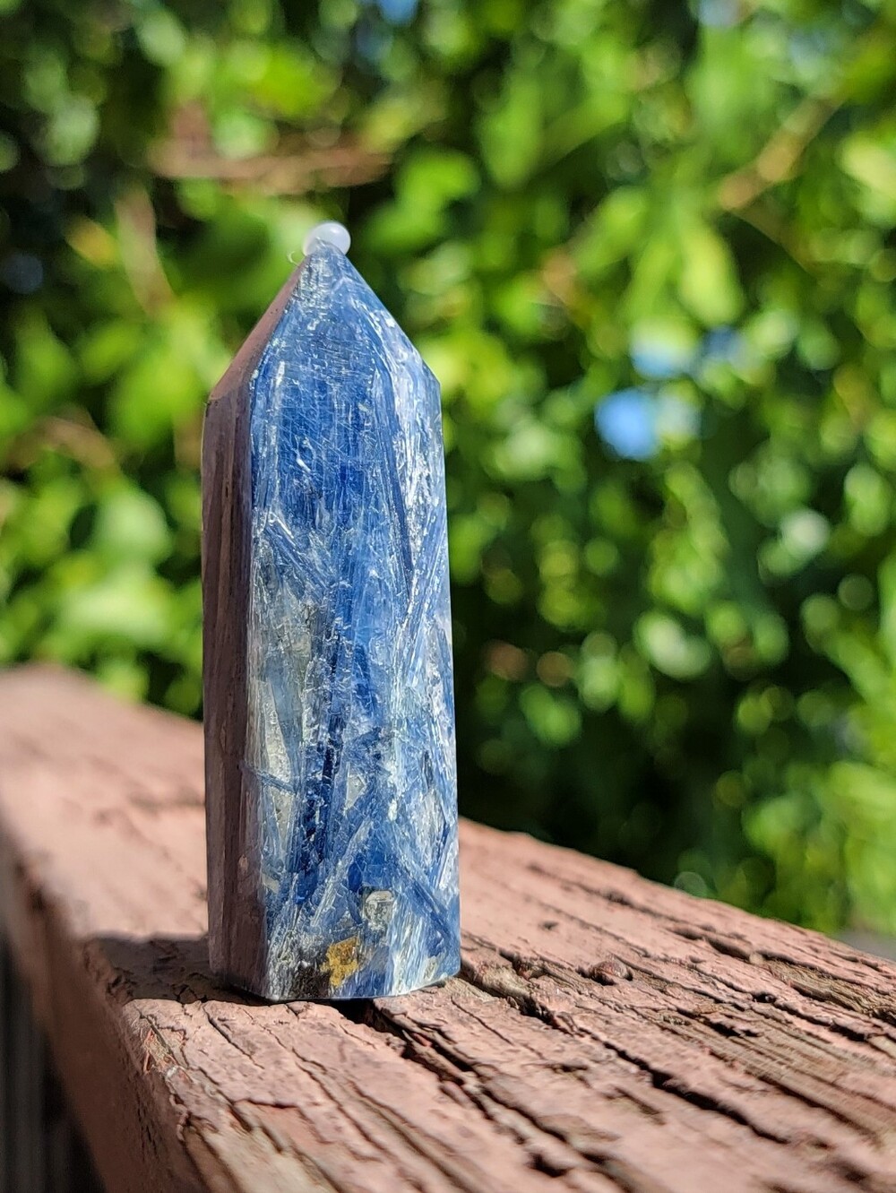 NEW 2.8" x 0.85" BLUE KYANITE TOWER